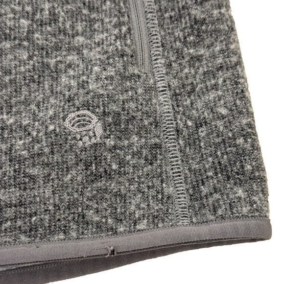 Mountain HardWear Women's Wool Blend Nubby Textured Vest; Grey; Size Large - Picture 10 of 10
